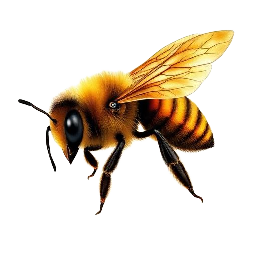 Bee — primal totem illustration