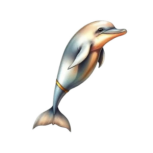 Dolphin — primal totem illustration