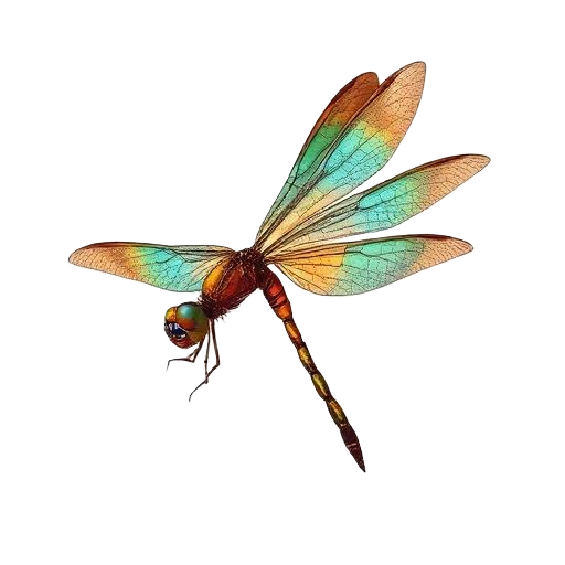 Dragonfly — primal totem illustration