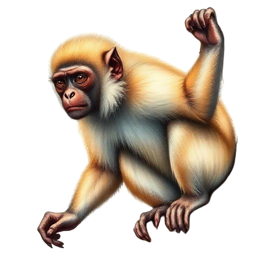 Monkey — primal totem illustration