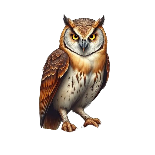 Owl — primal totem illustration