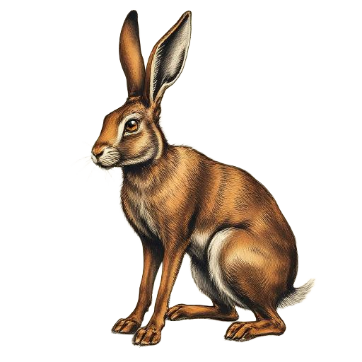 Rabbit — primal totem illustration