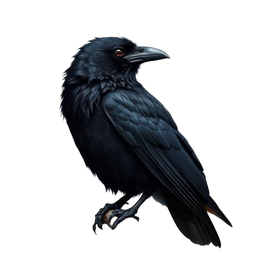 Raven — primal totem illustration