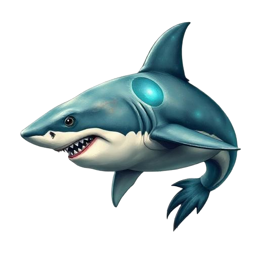 Shark — primal totem illustration