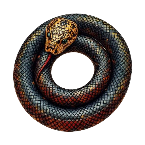 Snake — primal totem illustration