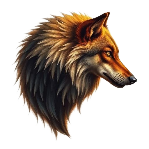 Wolf — primal totem illustration